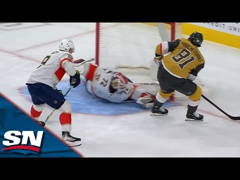 Sergei Bobrovsky Spreads Out To Rob Jonathan Marchessault With Toe Save