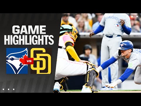 Blue Jays vs. Padres Game Highlights (4/19/24) | MLB Highlights