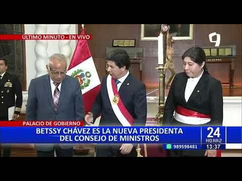 Betssy Chávez jura como nueva presidenta del Consejo de Ministros en reemplazo de Aníbal Torres