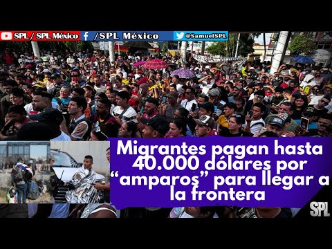 Migración: MIGRANTES PÁGAN hasta 40.000 dólares por AMPAROS a C0Y0TES para llegar a la FRONTERA