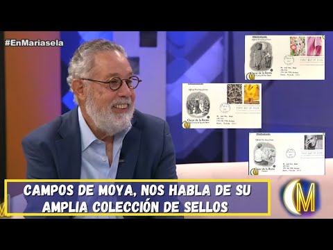 Empresario y coleccionista Campos de Moya, habla de la exhibición de su amplia colección de sellos