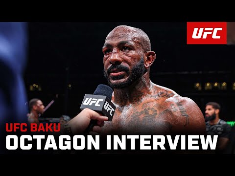Khalil Rountree Jr. Octagon Interview | UFC Baku