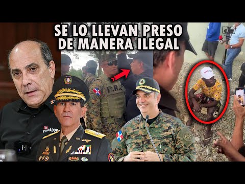 MILITARES APRESAN A CANDIDATO PRESIDENCIAL ROQUE ESPAILLAT POR MOSTRAR LA REALIDAD DE LA FRONTERA!!!