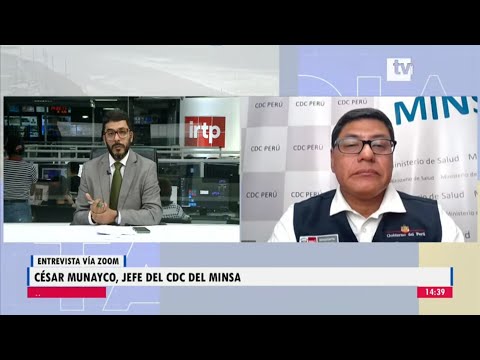 Noticias Tarde | César Munayco, jefe del CDC del Minsa - 15/03/2023