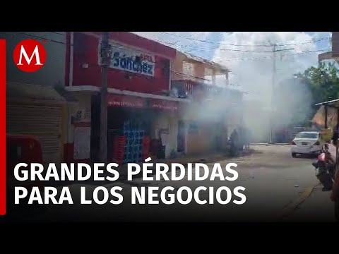 Comercios pierden entre 35 y 45 mil pesos por violencia en Villahermosa: Canaco-Servytur