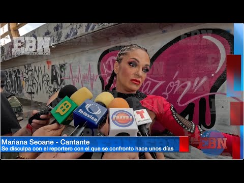 MARIANA SEOANE SE DISCULPA CON REPORTERO  tras el encontronazo que tuvo en la marcha G4Y ??