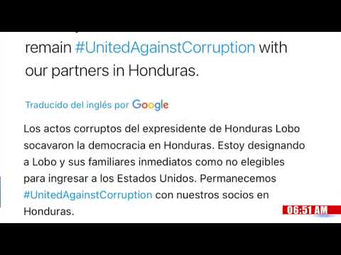 ¡Por “Actos Corruptos”! EEUU prohíbe la entrada al expresidente “Pepe Lobo” y sus familiares