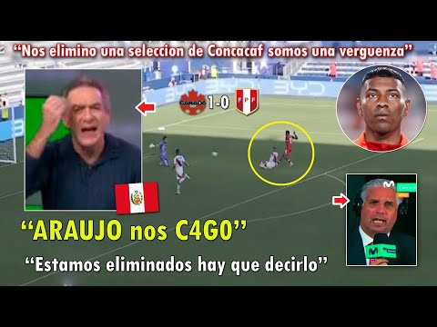 DESTROZADOS! PERIODISTAS PERUANOS REACCIONARON ASI A PERU VS CANADA 1-0 HOY