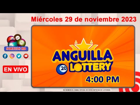 Anguilla Lottery en VIVO  | Miércoles 29 de noviembre 2023 - 4:00 PM