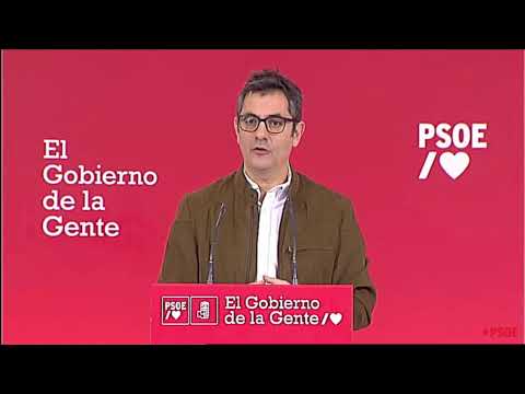 Declaraciones de Félix Bolaños desde Ferraz