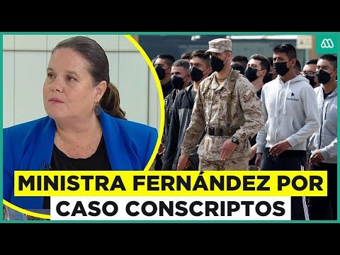 Ministra Fernández por conscriptos: Queremos que se haga justicia y dar tranquilidad a los padres