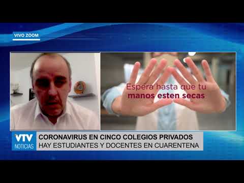 Juan Carlos Noya: Hay cinco colegios privados con casos de coronavirus
