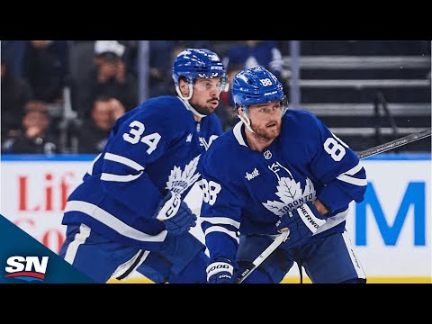 Maple Leafs Auston Matthews And William Nylander Strike Twice 1:16 Apart vs. Penguins