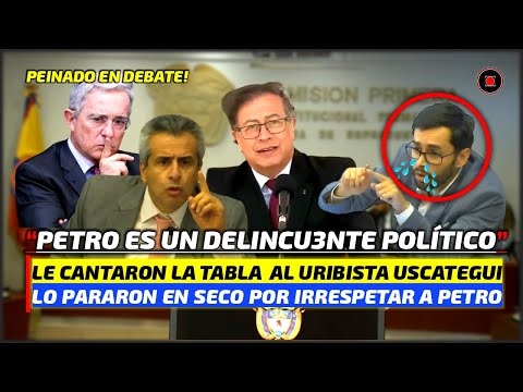 Volvieron a poner en su lugar al Uribista Uscátegui - Le refrescaron la memoria con Uribe en debate