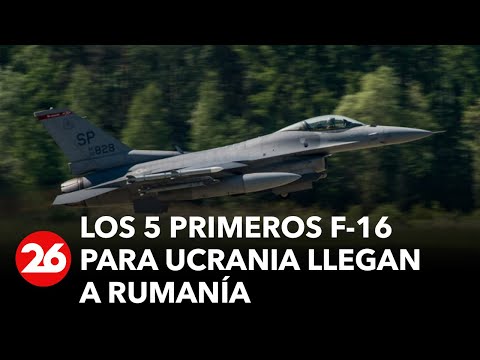 Los 5 primeros F-16 para Ucrania llegan a Rumanía, donde se entrenarán pilotos ucranianos