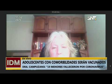 COVID-19: Adolescentes con comorbilidades serán vacunados