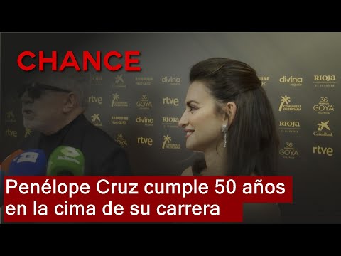 Penélope Cruz cumple 50 años en la cima de su carrera