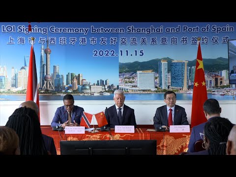 Port Of Spain And Shanghai To Become Sister Cities
