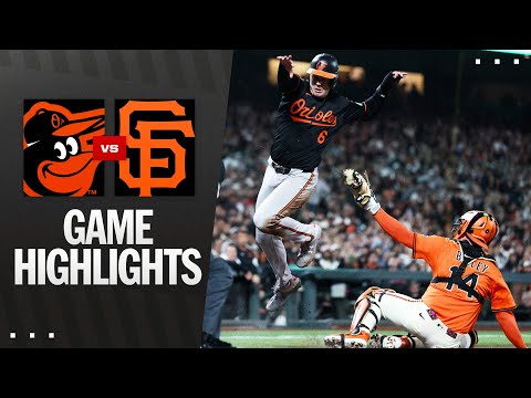 Orioles vs. Giants Game Highlights (8/29/25) | MLB Highlights