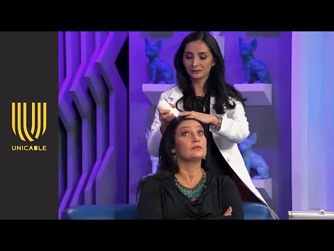 ¡Diana Golden se sorprende al ver su cabello con un dermastocopio! | Montse & Joe | Unicable