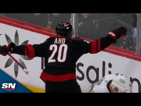 Hurricanes Sebastian Aho Pots OT-Winner Against Penguins To Notch 600th Career Point