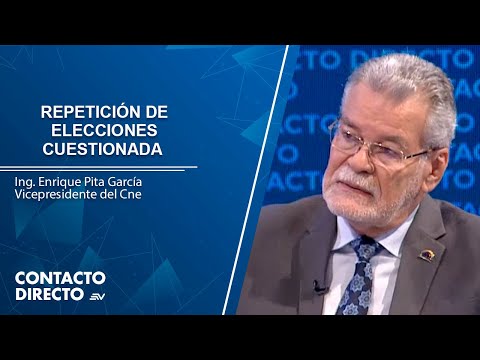 Enrique Pita habla de la repetición de las votaciones | Contacto Directo | Ecuavisa