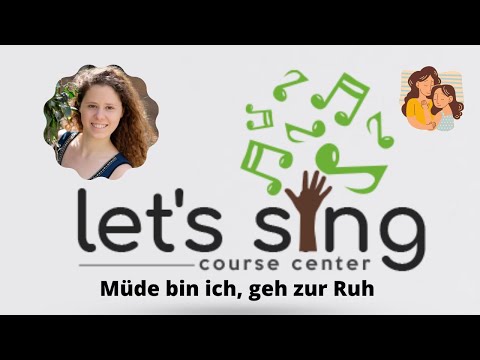 Müde bin ich, geh zur Ruh / Kinderlied zum Mitsingen / Frühförderung / Let's sing mit Mirjam