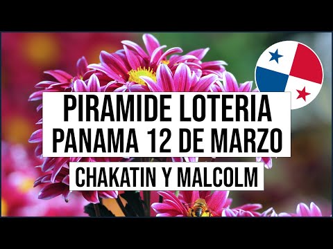 Pirámide Lotería de Panamá Domingo 12 de Marzo 2023  - Pirámide de Chakatin y Malcolm Ramos