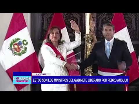 Pedro Angulo es el nuevo Premier de gabinete que tiene a nueve mujeres