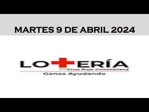 LOTERIA de la CRUZ ROJA del 9 de Abril 2024 RESULTADO PREMIO MAYOR MARTES #loteriadelacruzroja