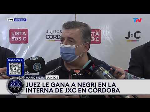 #Decision2021 | Mario Negri reconoció la derrota ante Luis Juez en la interna de JxC en Córdoba
