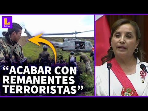 Remanentes terroristas en VRAEM: Dina Boluarte anuncia nuevas adquisiciones para las Fuerzas Armadas