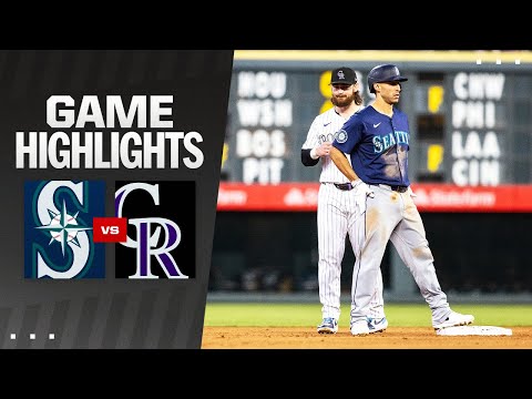 Mariners vs. Rockies Game Two Highlights (4/21/24) | MLB Highlights