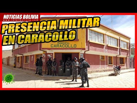 ? Militares y Policias llegaron al municipio de Caracollo la población no respeto la cuarentena