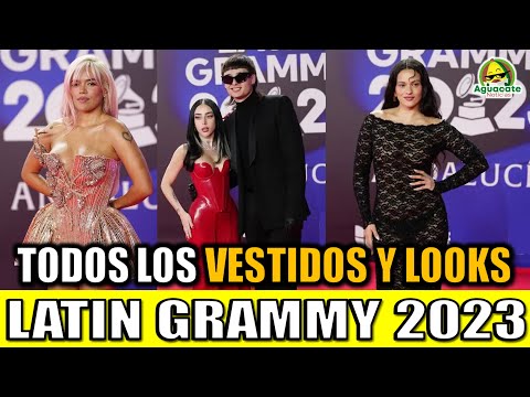 ALFOMBRA ROJA Latin Grammy 2023 los MEJORES VESTIDOS y PEORES looks latín Grammy HOY 2023