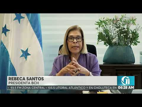 ON PH l Presidenta del BCH Rebeca Santos, acuerdo del FMI no contempla la devaluación del Lempira