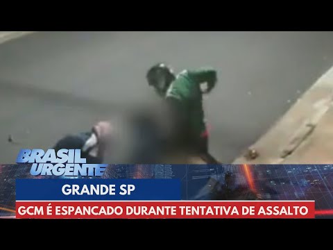 GCM é espancado durante tentativa de assalto | Brasil Urgente