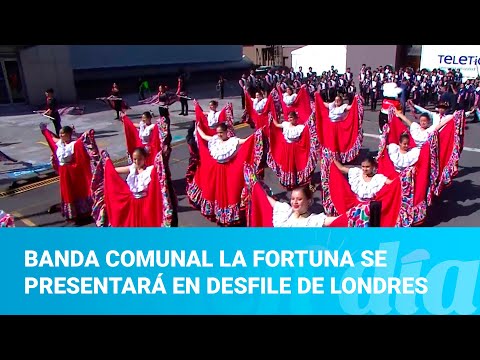 Banda Comunal La Fortuna llevará espíritu navideño al Desfile de Año Nuevo de Londres 2025