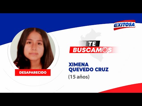 Te Buscamos: Menor de 15 años fue vista por última vez el pasado 07 de mayo en Chiclayo