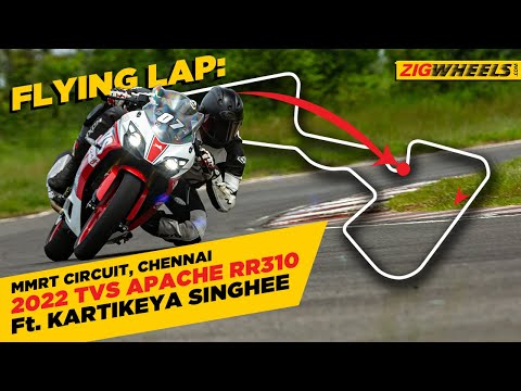 One Screaming Lap Only! 2022 TVS Apache RR310 on the MMRT Chennai Racetrack | Ft Kartikeya Singhee