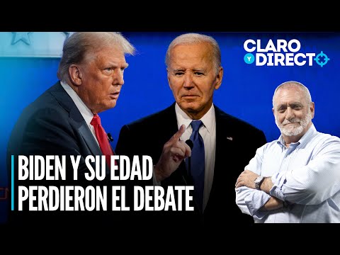 Trump aplastó a la edad de Biden en debate: ¿Renunciará Joe? | Claro y Directo con Álvarez Rodrich