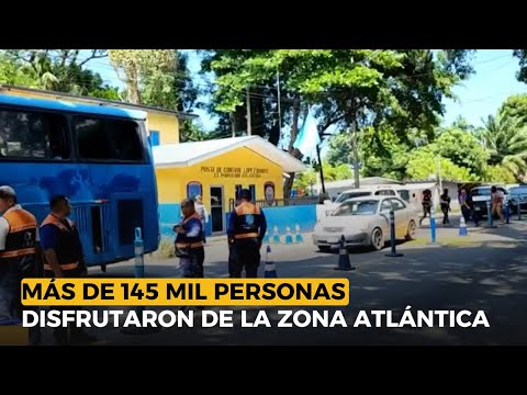 Más de 145 mil personas disfrutaron de la zona Atlántica en el feriado Morazánico