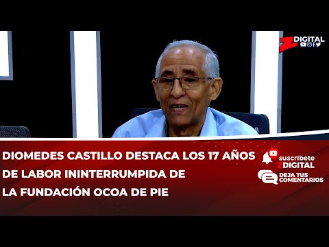 Diomedes Castillo destaca los 17 años de labor ininterrumpida de la Fundación Ocoa de Pie