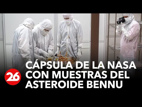 Una cápsula de la NASA con muestras del asteroide Bennu llegó a la Tierra