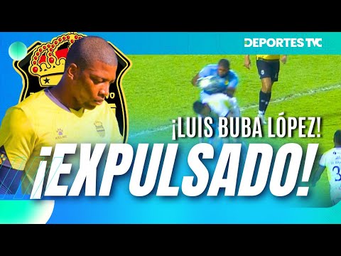 Expulsado Luis 'Buba' López deja con diez a Real España tras polémica jugada ante Roberto Moreira