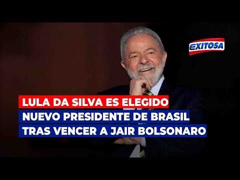 Lula da Silva es elegido nuevo presidente de Brasil tras vencer a Jair Bolsonaro