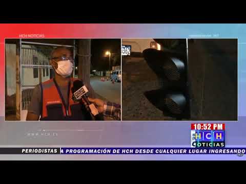 Autoridades reparan semáforos de de las calles de Puerto Cortés