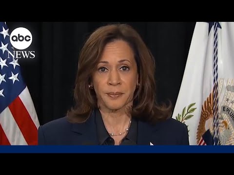 Kamala Harris delivers remarks on the killing of Hamas leader Yahya Sinwar