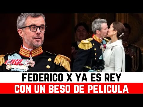 FEDERICO X ya es REY DE DINAMARCA con un BESO de PELÍCULA a su mujer MARY DONALDSON