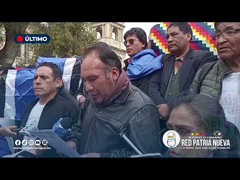 Distritos de La Paz respaldan al Gobierno y declaran emergencia por bloqueo de créditos en el Senado